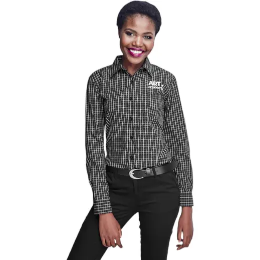 Ladies Long Sleeve Aston Shirt Model